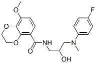 CAS#: 73584-17-5， N-[3-[(4-Fluorophenyl)-Methylamino]-2-Hydroxypropyl]-5-Methoxy-2,3-Dihydro-1,4-Benzodioxine-8-Carboxamide