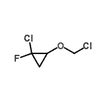 CAS#: 73602-59-2， 1-Chloro-2-(chloromethoxy)-1-fluorocyclopropane