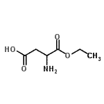 CAS#: 7361-28-6， 3-Amino-4-ethoxy-4-oxobutanoic acid
