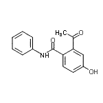 CAS#: 736145-10-1， 2-Acetyl-4-hydroxy-N-phenylbenzamide