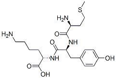 CAS 登录号：73674-95-0， (2S)-6-氨基-2-[[(2S)-2-[[(2S)-2-氨基-4-甲硫基丁酰基]氨基]-3-(4-羟基苯基)丙酰]氨基]己酸