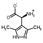CAS#: 736904-89-5， (2S)-Ammonio(3,5-dimethyl-1H-pyrazol-4-yl)acetate