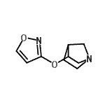 CAS#: 736906-24-4， 3-(1,2-Oxazol-3-yloxy)-1-azabicyclo[2.2.1]heptane
