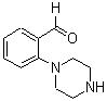 结构式 CAS# 736991-52-9, 2-哌嗪-1-基-苯甲醛
