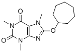 CAS#: 73747-31-6， 8-Cycloheptyloxy-1,3,7-Trimethylpurine-2,6-Dione