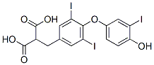CAS#: 73747-63-4， 2-[[4-(4-Hydroxy-3-Iodophenoxy)-3,5-Diiodophenyl]Methyl]Propanedioic Acid