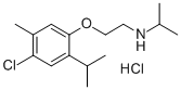 CAS#: 73758-35-7， N-[2-(4-Chloro-5-Methyl-2-Propan-2-Ylphenoxy)Ethyl]Propan-2-Amine Hydrochloride