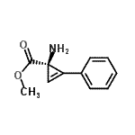 CAS#: 737722-72-4， Methyl (1R)-1-amino-2-phenyl-2-cyclopropene-1-carboxylate