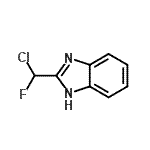 CAS#: 73774-29-5， 2-[Chloro(fluoro)methyl]-1H-benzimidazole