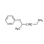 CAS#: 737753-26-3， 4-Phenoxy-2-pentyn-1-amine