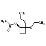 CAS#: 737758-85-9， (1R)-2,2-Diethoxycyclobutyl acetate