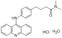 CAS#: 73790-23-5， 4-[4-(Acridin-9-Ylamino)Phenyl]-N,N-Dimethylbutanamide Hydrate Hydrochloride