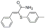 CAS 登录号：73790-91-7， (E)-2-(4-甲基苯基)硫基-3-苯基丙-2-烯酰胺