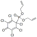 CAS#: 73806-36-7， 2,3,4,5,6-Pentachloro-4-[Di(Allyloxy)Phosphinyl]-2,5-Cyclohexadien-1-One