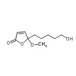 CAS#: 738604-54-1， 5-(5-Hydroxypentyl)-5-methoxy-2(5H)-furanone