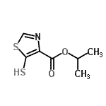 CAS 登录号：738620-21-8， 异丙基5-硫基-1,3-噻唑-4-羧酸酯