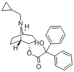 CAS#: 73889-51-7， [(1S)-8-(Cyclopropylmethyl)-8-Azabicyclo[3.2.1]Octan-2-Yl] 2-Hydroxy-2,2-Di(Phenyl)Acetate