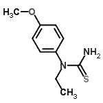 CAS#: 73901-44-7， 1-Ethyl-1-(4-methoxyphenyl)thiourea