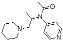 CAS 登录号：73924-00-2， N-(1-甲基-2-(1-哌啶基)乙基)-N-4-吡啶基乙酰胺