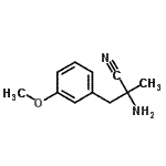 CAS#: 739312-75-5， 2-Amino-3-(3-methoxyphenyl)-2-methylpropanenitrile