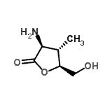 CAS#: 739322-12-4， (3S,4S,5S)-3-Amino-5-(hydroxymethyl)-4-methyldihydro-2(3H)-furanone