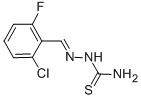 structure of CAS# 73962-28-4, 2-Chloro-6-Fluoro-Benzaldehyde 3-Thiosemicarbazone;Brn 5943106;St5189338;Zinc00167871
