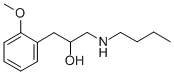 CAS 登录号：73972-48-2， 1-丁基氨基-3-(2-甲氧基苯基)丙-2-醇