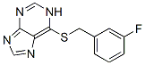 CAS#: 73972-54-0， 6-[(3-Fluorophenyl)Methylsulfanyl]-7H-Purine