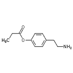 CAS#: 740027-02-5， 4-(2-Aminoethyl)phenyl propionate