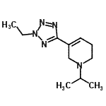 CAS#: 740061-95-4， 5-(2-Ethyl-2H-tetrazol-5-yl)-1-isopropyl-1,2,3,6-tetrahydropyridine