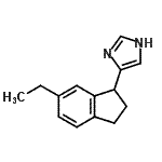 CAS#: 740066-96-0， 4-(6-Ethyl-2,3-dihydro-1H-inden-1-yl)-1H-imidazole
