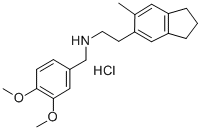 CAS 登录号：74038-91-8， N-(3,4-二甲氧基苄基)-5-甲基茚满-6-乙胺盐酸盐