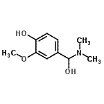 CAS#: 740733-93-1， 4-[(Dimethylamino)(hydroxy)methyl]-2-methoxyphenol
