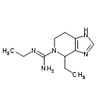 CAS#: 740749-05-7， N,4-Diethyl-1,4,6,7-tetrahydro-5H-imidazo[4,5-c]pyridine-5-carboximidamide