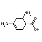 CAS#: 740780-37-4， (1R,6S)-6-Amino-4-methyl-3-cyclohexene-1-carboxylic acid