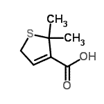 CAS#: 740796-46-7， 2,2-Dimethyl-2,5-dihydro-3-thiophenecarboxylic acid