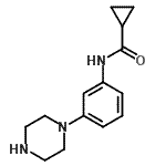 CAS#: 740873-71-6， N-[3-(1-Piperazinyl)phenyl]cyclopropanecarboxamide