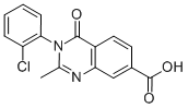 CAS#: 74101-54-5， 3-(2-Chlorophenyl)-2-Methyl-4-Oxoquinazoline-7-Carboxylic Acid