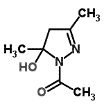CAS#: 74102-37-7， 1-(5-Hydroxy-3,5-dimethyl-4,5-dihydro-1H-pyrazol-1-yl)ethanone