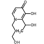 CAS#: 741236-72-6， 3-Hydroxy-2-(1-hydroxyethyl)-1-(3-hydroxypropyl)-4(1H)-pyridinone