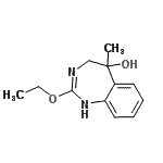 CAS#: 741620-28-0， 2-Ethoxy-5-methyl-4,5-dihydro-1H-1,3-benzodiazepin-5-ol