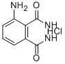 structure of CAS# 74165-64-3, Luminol Hydrochloride;Luminol  Hydrochloride,  3-Aminophthalhydrazide  Hydrochloride;3-Aminophthalhydrazide Hydrochloride (Luminol Hydrochloride);5-Amino-2,3-Dihydrophthalazine-1,4-Dione Hydrochloride 98%