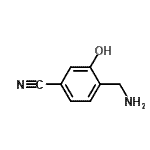 CAS#: 741670-77-9， 4-(Aminomethyl)-3-hydroxybenzonitrile