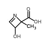 CAS#: 741681-63-0， 3-Hydroxy-2-methyl-2,3-dihydro-2-azetecarboxylic acid