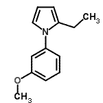 CAS#: 741717-53-3， 2-Ethyl-1-(3-methoxyphenyl)-1H-pyrrole