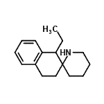 CAS#: 742038-36-4， 1-Ethyl-3,4-dihydro-1H-spiro[naphthalene-2,2'-piperidine]