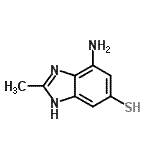 CAS#: 742048-19-7， 4-Amino-2-methyl-1H-benzimidazole-6-thiol