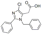CAS#: 74207-77-5， 2-[5-Chloro-2-Phenyl-3-(Phenylmethyl)Imidazol-4-Yl]Acetic Acid
