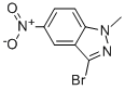 structure of CAS# 74209-25-9, 3-Bromo-1-Methyl-5-Nitro-1H-Indazole;3-Bromo-1-Methyl-5-Nitro-1H-Indazole
