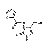 CAS#: 742104-30-9， N-(3-Ethyl-5-oxo-1,5-dihydro-4H-1,2,4-triazol-4-yl)-2-furamide